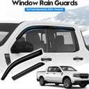 Maverick Rain Guard - Window Visors for Ford Maverick 2022-2025 2026, Out-Channel Side Window Rain Guards for Maverick Accessories, 4PCS, Black, Car Accessories