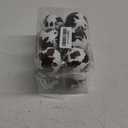 Syhood 12 Pcs Cowhide Printed Christmas Ball Ornaments 2.4 Inch Plastic Western Cow Ornaments Country Western Party Decorations Rustic Holiday Xmas Baubles for Tree Home Gift