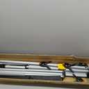 EMART Backdrop Stand 10x8.5ft(WxH) Photo Studio Adjustable Background Stand Support kit with 2 Crossbars, 8 Clamps, 2 Sandbags and Carry Bag for Parties, Events Decoration, Wedding, Photography-Silver (Sliver)