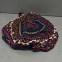 INDIAN CRAFT CASTLE ICC Floor Pillows & Cushion Covers Decorative Hippie Mandala Pouf Pillow Covers Seating Meditation Cushion Cover Large Boho Ottoman Case Pillowcase Couch New Pink, 16" Round