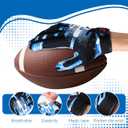 Shooting Stars Series Kids Football Gloves - Youth Sticky Receiver Glove with Excellent Grip, Breathable & Strechy, Best Gift for Boys, Girls, Football Fans