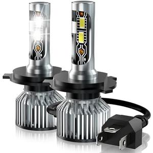 TXBILMOO Compatible for 2007 2008 2009 2010 2011 2012 2013 2014 Honda CR-V Headlight Bulbs, 9003 High Low Beam Halogen Replacement with Cooling Fan, 24000LM, Plug and Play