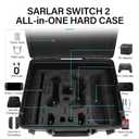 sarlar Hard Case for Nintendo Switch 2 Console, Joy-Con 2 Controller, Charging Grip, Straps, Dock, Pro Controller, AC Adapter, and Accessories, Premium PP Ultra Protector Carry Case for Travel