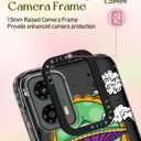 Lotadilo Cute Case for Moto G 5G 2024 for Women Girls - Funny Alien Design Compatible with Magsafe Ring Holder Magnetic Stand Kickstand Fashion TPU Phone Covers Kawaii