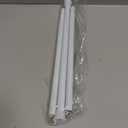 2 Pack Spring Tension Curtain Rod 32-62 inch, Adjustable Expandable Tension Curtain Rod No Drilling, Tension rods for Window Doorway Kitchen Curtain, White