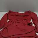 ZIUMUDY Maternity Maxi Chiffon Photography Dress Split Front Gown for Photoshoot, Size L