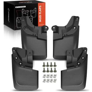A-Premium Mud Flaps for Toyota Tacoma 2016-2023, No Drilling Required Splash Guards with Hardware Accessories, 4 Pack Front and Rear Mud Guards (Doesn't Fit SR Model)
