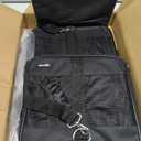 Amazon Basics Airline Approved Soft-Sided Mesh Pet Travel Carrier with Shoulder Strap, Removable Washable Fleece Pad, Top Opening, Ventilation for Dog, Cat, up to 22 pounds, 19.7Lx12Wx12H in., Black