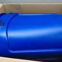 Rubbermaid Commercial Products BRUTE Heavy-Duty Round Trash/Garbage Can, 20-Gallon, Blue, Outdoor Waste Container for Landscapers/Construction/Restaurants/Back of House/Offices/Warehouses