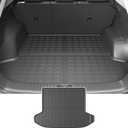 powoq Fuel&Hybrid Trunk Mat Compatible with 2023 2024 2025 Kia Sportage Cargo Mat All Weather Trunk Liner (Not Fit PHEV) Replacement for 2023 2024 2025 Kia Sportage Accessories (Trunk Mat)