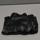 Verdusa Women's PU Leather A Line Skirt High Waisted Mini Skirts Formal Elegant Outfits XS