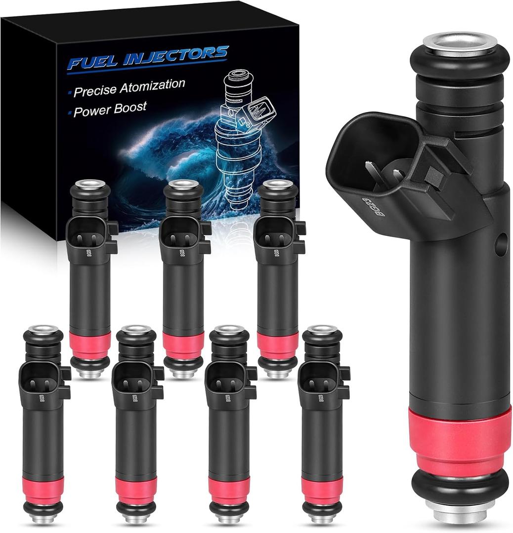Upgraded Fuel Injectors Fits For:-Ford For:-Mustang GT 2005-2008 Explorer 2006-2009 Explorer Sport Trac For:-Mercury Mountaineer V8 4.6L 2005 2006 2007 2008 2009 2010, OE# FJ461 (Set of 8)
