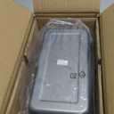 Amazon Basics Rectangular Baking Bread Loaf Pan, 9.5 x 5 Inch, Set of 2, Gray