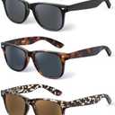 LADEESSE 3 Pack Reading Sunglasses for Women, UV400 Sun Readers Glasses Spring Hinge Outdoor Sunglasses(Not bifocal)