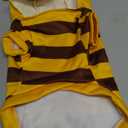 Selena Cat Bee Antennae Costume Hoodies Cute Bee Stripes Dog Kitten Puppy Pet Apparel (Medium,Yellow&Black)