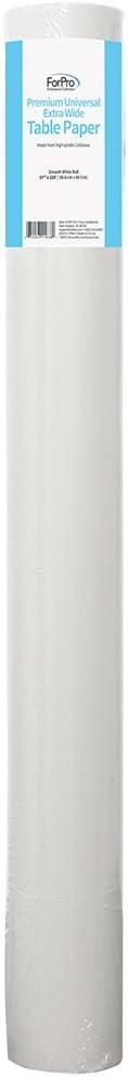 ForPro Premium Universal Extra Wide Table Paper, Smooth, Wrinkle-Resistant, 27 Inches W x 225 Feet L, 2.9 lbs (Pack of 1)