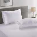 LANE LINEN 100% Organic Cotton King Sheet Set, 4Pc Cotton Sheets King Size, Breathable Bedding Sheet & Pillowcases, Hotel Luxury Bed Sheets Set, 15" Deep Pocket - White King Sheets (2 Pack)