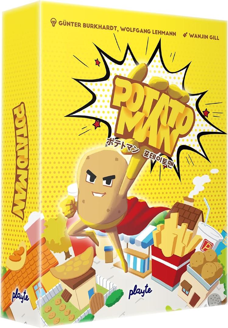Potato Man Strategy Trick Taking Card Game by playte 2 to 5 Players Teens and Adultsv