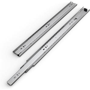 2 Pairs Full Extension Drawer Slides, 14 Inch Heavy Duty Drawer Runners, Side Mount Dresser Cabinet Rails, 1.77 Inch Width Slides for Kitchen Cabinet, 100LB(45kg) Capacity, Anti-Rust & Long-Lasting