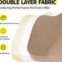 Comfort Memory Foam Seat Cushion for Car Seat Driver, Tailbone (Coccyx) Pain Relief Pad for Driving, Office Chair (Beige)