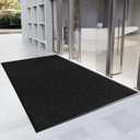 4 x 6 Front Door Mat Indoor Outdoor Entrance, Commercial Floor Mat Heavy Duty Dirt Trapper Entryway Doormat, Custom Size Non Slip Rubber Backing Welcome mat, Door Mat for High Traffic Area