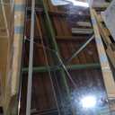 DWVO Vanity Desk with LED Lighted Mirror and 3 Lighting Modes, L-Shaped Corner Vanity, 48" Large Dressing Table with 5 Tempered Glass Drawers with Open Storage Shelves Vanity Table, Black