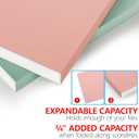 2 x 18 Pack Colored File Folders,1/3-Cut Tab,Letter Size,Durable Paper Folders,Office Supplies(4281U)