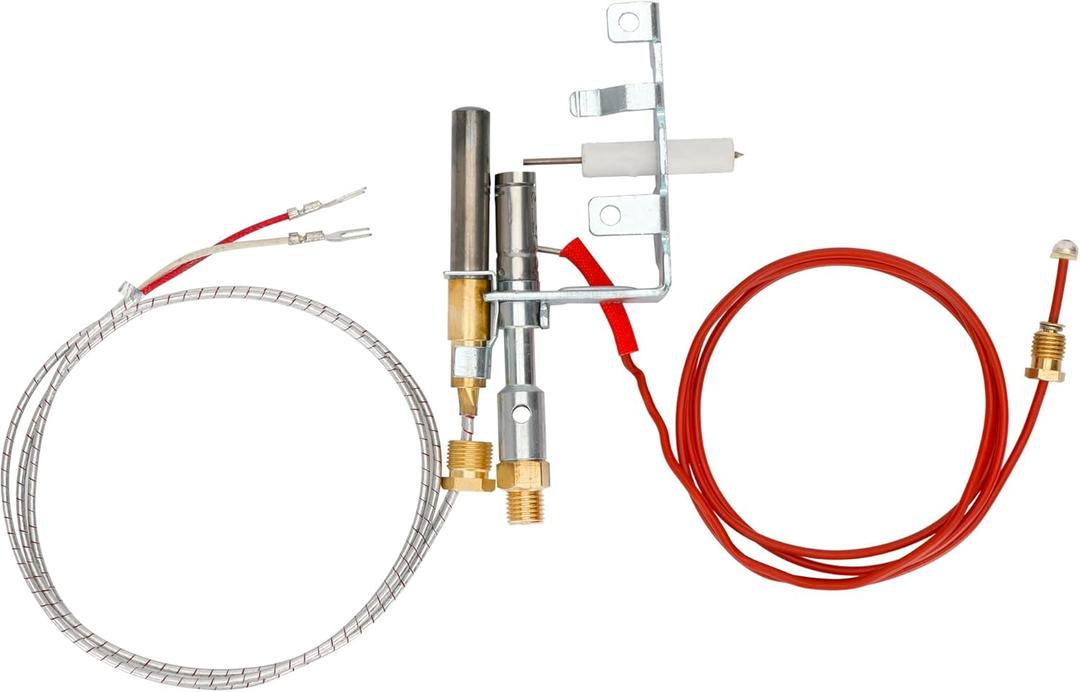 14D0477 Vent Free Gas Log, ODS Pilot Assembly, LP Propane Gas Fireplace Compatible with Empire FMI etc, Part Number LPG8414 LPG8404 PP225 R3623 14D0477 103778-01