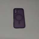 CANSHN Magnetic for iPhone 17 Case, Upgraded [Full Camera Protection] [Compatible with Magsafe] [Translucent Matte] Shockproof Protective Phone Case for iPhone 17 - Deep Purple (iPhone 17 (6.3 Inch,2 Lens))