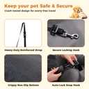 PEQULTI Portable Dog Car Seat Booster Seat for Small Medium Dogs, Large