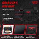Badass Moto Roll Bar Grab Handles - SXS, ATV, & UTV Grab Handles Grips (Black 4-PK)
