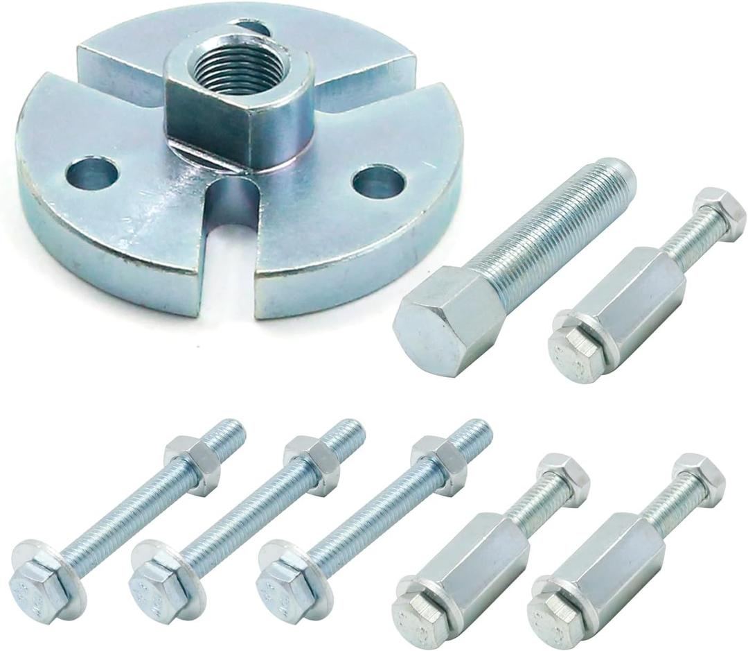 Metal Universal Flywheel Puller Tool, 4.61 x 4.49 x 2.52 Inches Arctic Cat Flywheel Puller, Puller Removal Kit for Motorcycle ATV Watercraft