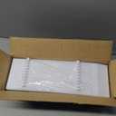 16" Tall Christmas Tree Fence, 12 Pcs White Plastic Decoratio Gate for Xmas Tree Proofing Pet Cat And Toddler Baby, Ideal for Home Indoor, Wedding, Garden, Thick Round Reja para Arbol de Navidad