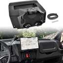 Electronic Device Holder for CFMOTO UFORCE 1000, Adjustable Navigator Tablet Mount GPS Phone Holder with Storage Box for for CFMOTO UForce 1000 2019-2025/1000 XL 2022-2025 Accessories