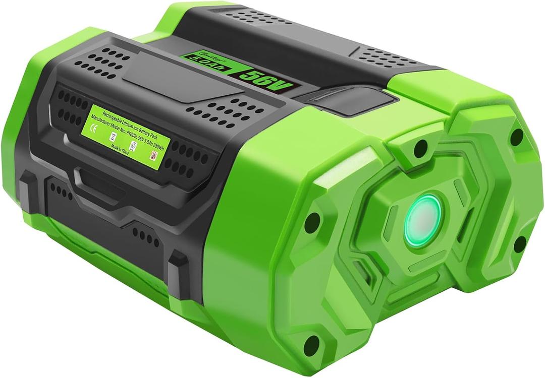 waitley 56V 5.0Ah Replacement Battery Compatible with EGO 56-Volt BA2800T BA2800 BA4200 BA1400 Power+ Cordless Tools(Not Made in EGO)