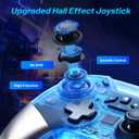 aghi Switch 2 Controller with Home Wake-up, Wireless Switch 2 Pro Controller for Switch 2/1/Lite/OLED with Loop Macro, Hall Effect Anti-Drift Joystick, C Button, HD Rumble, 6 Axis Gyro, Turbo