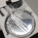 9" Lighted Makeup Mirror with 1X 10x Magnification, 5000mAh Rechargeable Led Magnifying Vanity mirror with lights, 3 Lighting Colors, Brightness Dimmable Height Adjustable Cosmetic Mirror Black