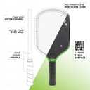 JOOLA 3S Pickleball Paddles Raw Carbon Fiber Surface Ben Johns Scorpeus Shapes Elongated, Wide Body & Aero Curve Designs UPA-A Certified