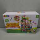 JOYIN 236Pcs Glowing Marble Run with Motorized Elevator- Construction Building Blocks Toys with 30 Glow in The Dark Plastic Marbles, STEM Toy for Boys and Girls Gift for Christmas