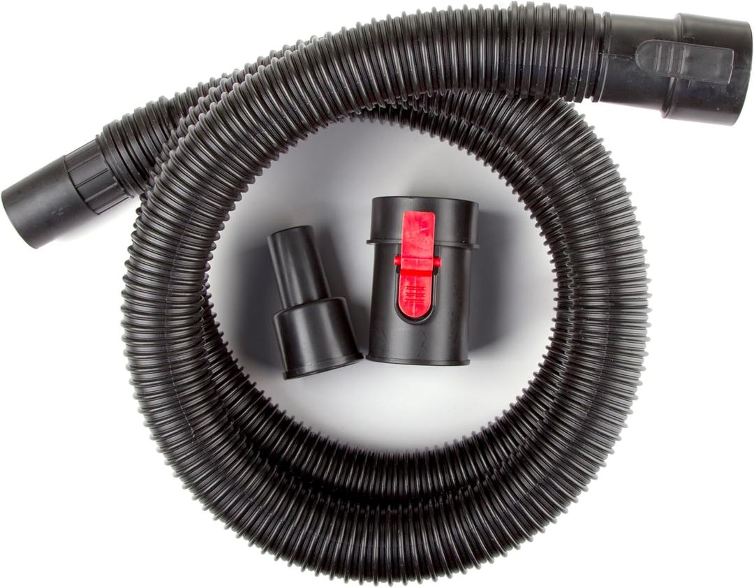 WORKSHOP Wet/Dry Vacs Shop Vacuum Accessories WS17820A Replacement Hose Attachment, 1-7/8-inch x 7-feet Locking Vac Hose for Most Wet Dry Shop Vacuum Cleaners