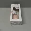 BIBS Baby Glass Bottle Complete Set 110 ml | BPA Free Natural Rubber | Made in Denmark | Blush