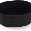 Happyiren Woven Empty Gift Basket with Handles – Perfect for Graduation, Teacher Appreciation, Birthdays & Special Occasions, Black Decorative Storage Container for Gifts, Toys, or Essentials