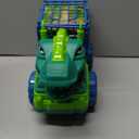 Dinosaur Truck for Kids 2-4, Dinosaur Action Figure Toys for Toddler 3-5 with 8 Dinosaur Figures, Play Mat, Egg, Tree, T-Rex Transport Car Carrier Birthday Gifts Toys for Boys 2 3 4 5 6 Year Old