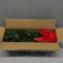 JOIEDOMI 24"/2FT Small Tabletop Christmas Tree with Multi-Color LED Lights, Table Top Christmas Decorations Pre-lit Artificial, Green Mini Lighted Tree for Xmas Decorations Indoor Party Dcor