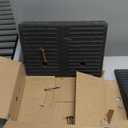 Curb Ramps for Driveway Threshold Wheelchair Doorway Sidewalks Shed Heavy Duty, 2 Pack 3.9 inch Rise, Ramps for Wheelchairs for Home Steps, Motorcycles, Lawn Mowers, 7000lbs Powersport Load ing