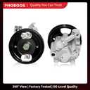 PHOBOOS Power Steering Pump Compatible with Nissan Altima 2002-2006, Maxima 2004-2008, Quest 2004-2009, V6 3.5L, with Pulley & Outlet, Smooth Steering, Low Noise, High Durability, Ref. 96-5407