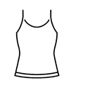 Tank Top for Women Keyhole V Neck, XL