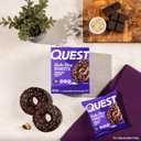 Quest Nutrition Bake Shop, Chocolate Frosted Donuts, 14g Protein, Less than 1g Sugar, Protein Snack, Low Sugar, 9 Count