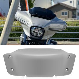 for CVO Road Glide FltRXES 2023 2024 2025 Motorcycle Accessories 5" Wave Windshield Windproof Sliced Wave Black Touring Windscreen Fairing CVO Street Glide FLHXSE Windscreen（black）