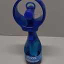 O2COOL Deluxe Handheld Battery Powered Water Misting Fan (Dark Blue)